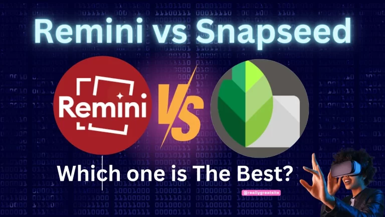 Remini vs Snapseed feature image