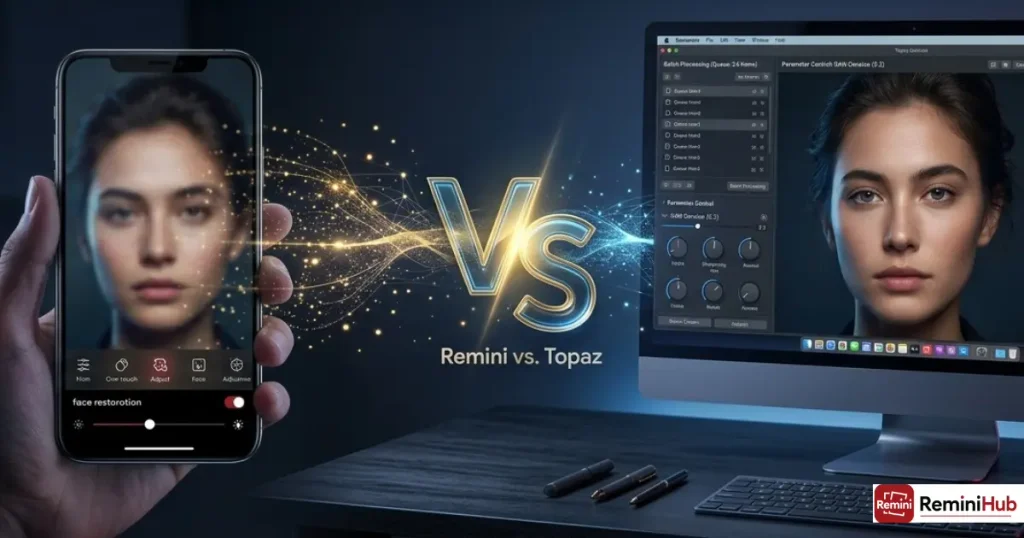 Better for Video Enhancement Remini or Topaz 1