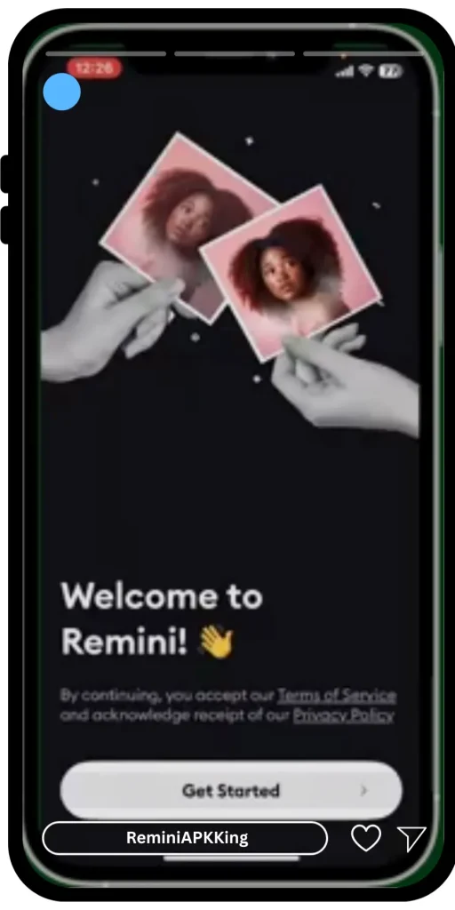Remini for iOS 8 Get Started