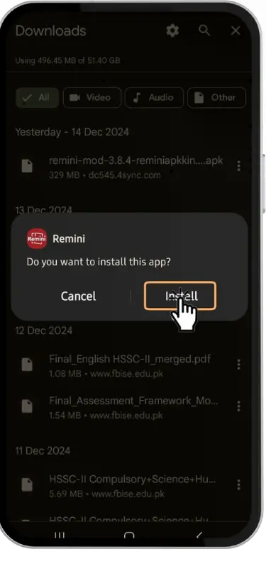 Step 3 Click on Install
