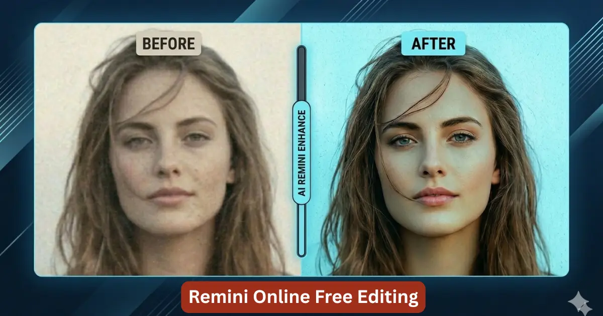 Remini Online Free Editing - Featured Image