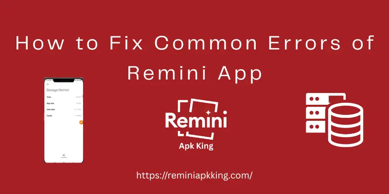 How to Fix Common Errors of Remini App: Easy Steps 3 Storage - How to fix common errors of remini app