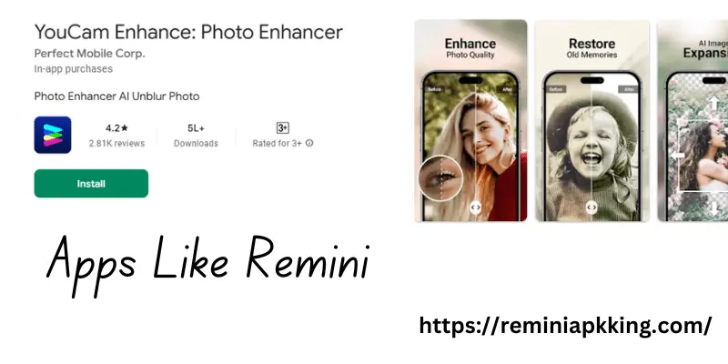 YouCame- Apps like Remini
