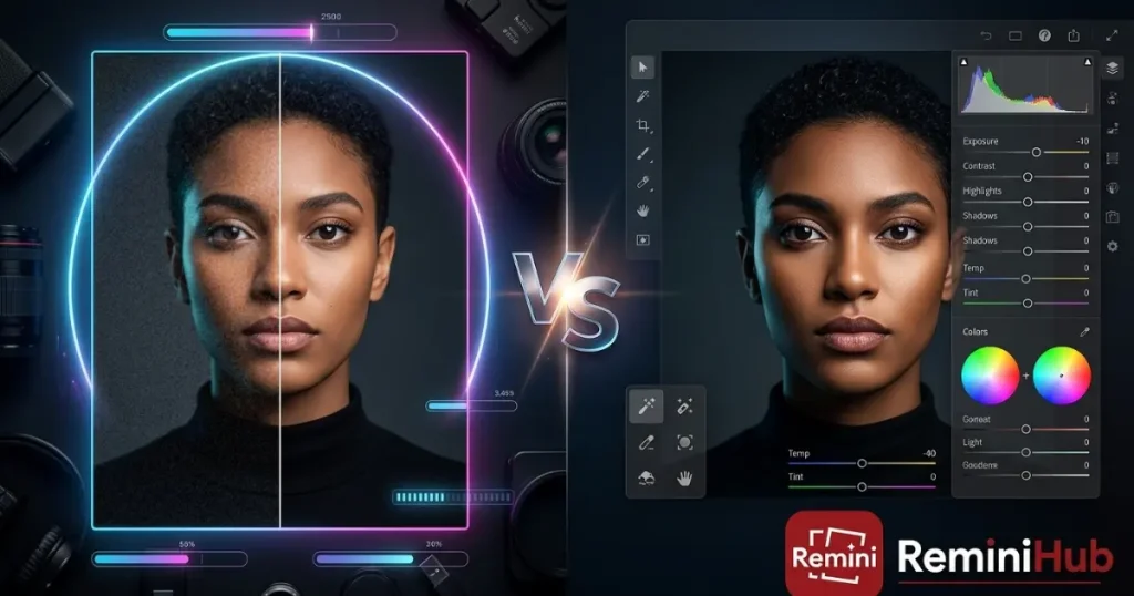 Remini vs Lightroom: Which Photo Editing App Is Better? 1 Remini and Lightroom Compare